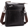 Популярна сумка на плече коричневого кольору з натуральної шкіри Vintage (20025) - 3