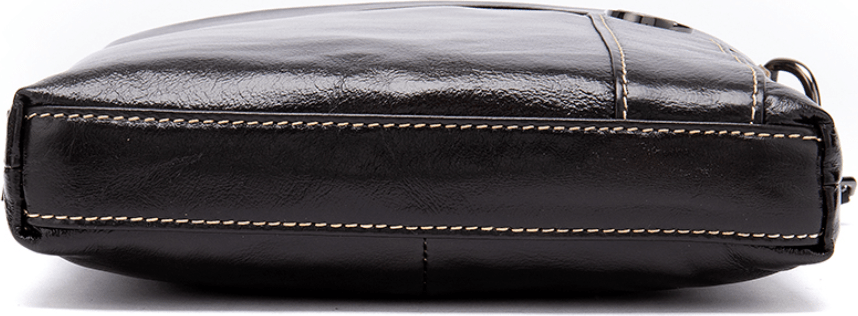 Популярна сумка на плече коричневого кольору з натуральної шкіри Vintage (20025)