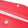 Классический женский кошелек из фактурной кожи красного цвета KARYA (2421110) - 3