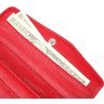 Классический женский кошелек из фактурной кожи красного цвета KARYA (2421110) - 4