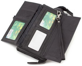 Компактный кошелек-клатч с блоком для карточек Marco Coverna (17840)