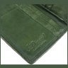 Плетеный женский кошелек из натуральной кожи на кнопке Ashwood D84 зеленого цвета 95424 фото №5 Плетеный женский кошелек из натуральной кожи на кнопке Ashwood D84 зеленого цвета 95424 modnotak фото - 5