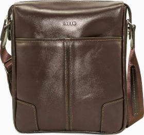 Мужская коричневая сумка из гладкой кожи VATTO (11865)