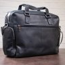 Мужская сумка-портфель из винтажной кожи на две молнии SHVIGEL (2411117) - 7