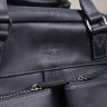 Мужская сумка-портфель из винтажной кожи на две молнии SHVIGEL (2411117) - 8