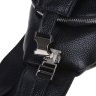 Мужской кожаный слинг черного цвета с удобными карманами Borsa Leather (19305) - 7