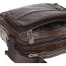 Недорога чоловіча сумка-барсетка з коричневої шкіри флотар Borsa Leather (21393) - 7