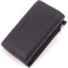 Шкіряний жіночий гаманець невеликого розміру в чорному кольорі з монетницею ST Leather 1767224 - 3