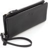 Чорний жіночий гаманець-клатч із натуральної шкіри на блискавці ST Leather 1767424 - 2