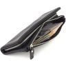 Чорний жіночий гаманець-клатч із натуральної шкіри на блискавці ST Leather 1767424 - 7