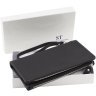 Чорний жіночий гаманець-клатч із натуральної шкіри на блискавці ST Leather 1767424 - 8