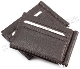 Кожаный зажим с окошком для документов KARYA (0956-39)