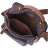 Чоловіча сумка-барсетка середнього розміру із чорного текстилю Vintage 2422237 - 4