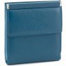 Синій жіночий шкіряний гаманець невеликого розміру з монетницею Marco Coverna 68624 - 1