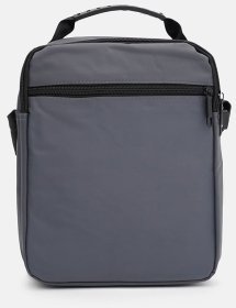 Чоловіча сумка із міцного текстилю сірого кольору Monsen 88724