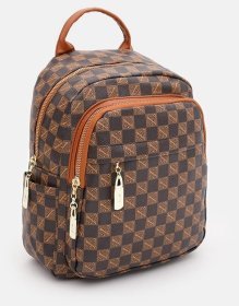 Стильный женский рюкзак из качественной экокожи Monsen 88824 Коричневый