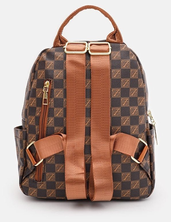 Стильный женский рюкзак из качественной экокожи Monsen 88824 Коричневый фото №3 Стильный женский рюкзак из качественной экокожи Monsen 88824 Коричневый modnotak фото №3