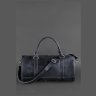 Качественная темно-синяя дорожная сумка из винтажной кожи BlankNote Harper 78924 - 2