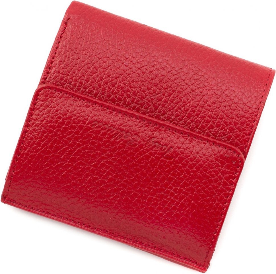 Червоний гаманець середнього розміру з натуральної шкіри Tony Bellucci (12436)