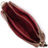 Горизонтальная женская кожаная сумка через плече в коричневом цвете Vintage 2422288 - 4