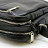 Мужская сумка-планшет из натуральной черной кожи на два отделения TARWA (21715) - 5