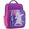 Рюкзак школьный для девочек с принтом единорожки фиолетового цвета Bagland 111425 modnotak фото - 1