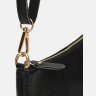 Наплечная женская сумка из натуральной черной кожи Keizer (15699) - 4