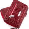 Практичный кошелек красного цвета с фиксацией на магнит KARYA (1157-019) - 4