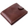 Коричневое мужское портмоне из гладкой натуральной итальянской кожи Tony Perotti 103325 modnotak фото - 5