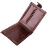 Коричневое мужское портмоне из гладкой натуральной итальянской кожи Tony Perotti 103325 modnotak фото - 7