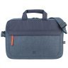 Стильная повседневная сумка для ноутбука до 14" с креплением на чемодан Tucano Hop синего цвета 103525 modnotak фото - 1