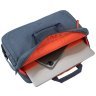 Стильная повседневная сумка для ноутбука до 14" с креплением на чемодан Tucano Hop синего цвета 103525 modnotak фото - 3