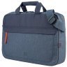 Стильная повседневная сумка для ноутбука до 14" с креплением на чемодан Tucano Hop синего цвета 103525 modnotak фото - 7