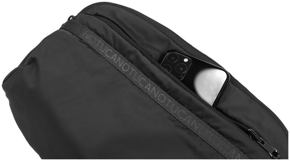 Сумка через плече, розкладна, Tucano Let Me Out Crossbody, чорна фото №6 Сумка через плече, розкладна, Tucano Let Me Out Crossbody, чорна modnotak фото №6