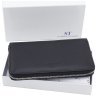 Шкіряний жіночий гаманець чорного кольору на одну блискавку ST Leather 73825 - 7
