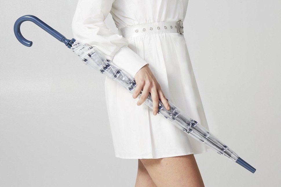 Зонт-трость женский Fulton L042 Birdcage-2 Elephant Parade (прозрачный с принтом слонов) 93925 modnotak фото №4