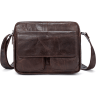 Наплечная кожаная сумка небольшого размера на два отделения Vintage (20026) - 1