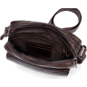 Наплечная кожаная сумка небольшого размера на два отделения Vintage (20026) - 5