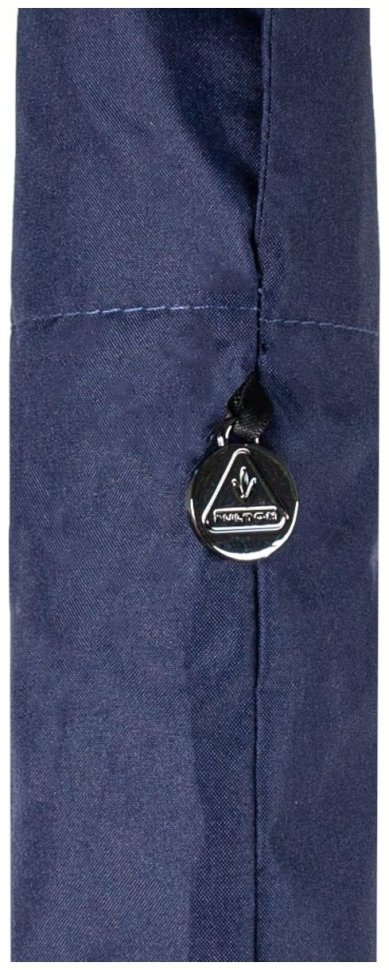 Мужской складной зонт полуавтомат синего цвета с ручкой из бамбука Fulton G938-041406 Portobello-1 Navy 94325 modnotak фото №8