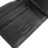 Чоловіче портмоне з гладкої шкіри на кнопці з RFID-захистом Ashwood 1222 VT чорного кольору 95425 фото №5 Чоловіче портмоне з гладкої шкіри на кнопці з RFID-захистом Ashwood 1222 VT чорного кольору 95425 modnotak фото - 5
