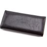 Жіночий чорний гаманець зі шкіри PU на кнопці Kivi (17937) - 3