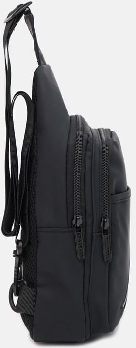 Черная сумка-рюкзак из текстиля с двумя автономными отделами Monsen (19407)
