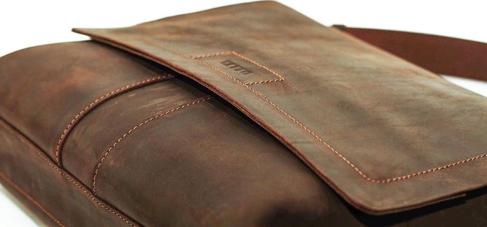 Чоловіча наплечная сумка коричневого кольору VATTO (11667)