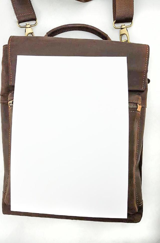 Чоловіча сумка коричневого кольору з ручкою VATTO (11767)