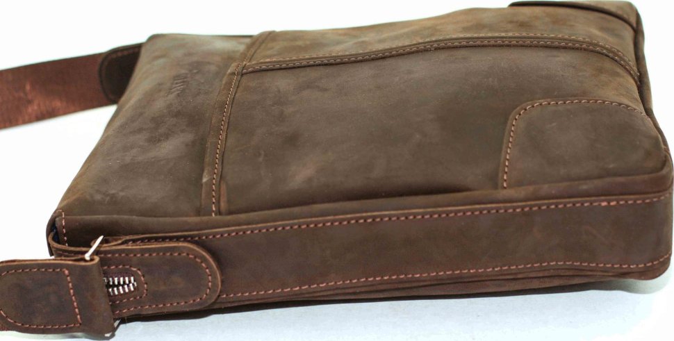 Мужская кожаная сумка винтажного стиля VATTO (11866)