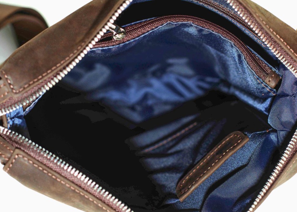 Мужская кожаная сумка винтажного стиля VATTO (11866)