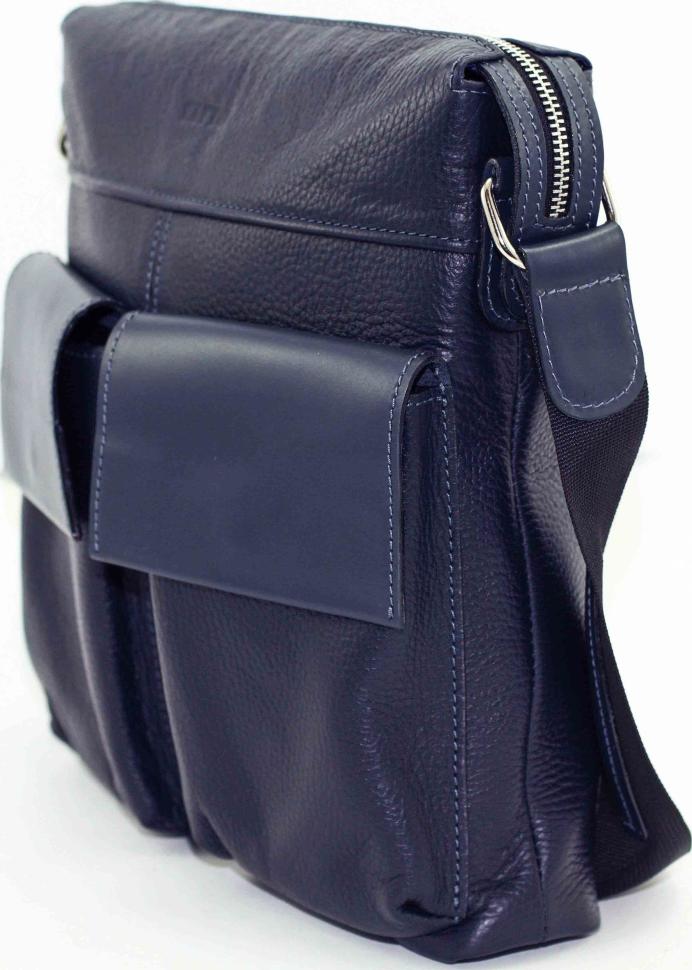 Наплечная мужская сумка Флотар среднего размера с карманами VATTO (12066)