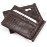 Коричневый кожаный зажим для денег KARYA (0956-57) - 2