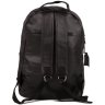 Кожаный городской рюкзак хорошего качества в черном цвете Tiding Bag (19439) - 3