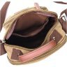 Мужская текстильная сумка-барсетка оливкового цвета Vintage 2422238 - 4